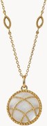 Collana placcata oro con pietre preziose Etienne