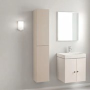 Colonna bagno sospesa 160 h cm reversibile GIGLIO finitura Tortora Opaco