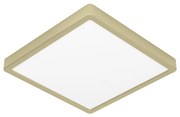 Plafoniera Moderna Fueva 5 In Acciaio Ottone Led Integrato 20,5W 3000K Ip20