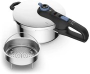 Tefal - Pentola a pressione 4 l SECURE TRENDY acciaio inossidabile
