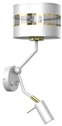 Lampada da parete ULTIMO 1xE27/40W/230V + 1xGU10/MR11/7W bianco