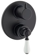 Rubinetto per doccia getto laminare cristallino Opera nero opaco JACUZZI RUBINETTERIA