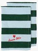 Tovaglioli di stoffa Love 2 pz