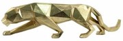 Statua Decorativa DKD Home Decor Dorato Leopardo 35,5 x 8 x 10 cm