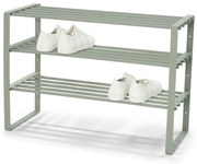 Scarpiera in metallo grigio-verde Rex - Spinder Design