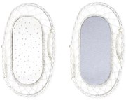 Lenzuolo Sleepee We Care per carrozzine, lettini e culle Pois grigi/grigio pastello