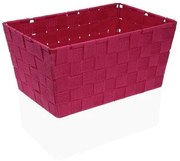 Cestino Versa Lover Fucsia Tessile 20 x 15 x 30 cm