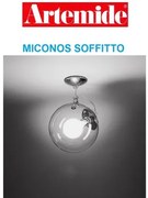 Artemide Miconos soffitto cromo lucido