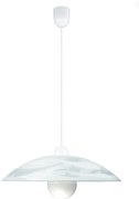 Lampadario Sospensione Alabastro Henging Colore Bianco 60W