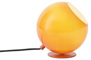 Lampada da tavolo retrò arancione con vetro - Mabel
