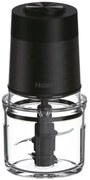 Haier I-Master Serie 5 Tritatutto 4 Lame in Acciaio Inox Ciotola in Vetro 0,5 L Nero