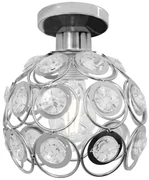 LAMPADA ELEGANTE DA SOFFITTO APP204-1C CRISTALLO ARGENTE