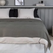 Copriletto Milo 260x260 Cm Poliestere Grigio /