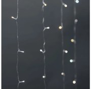 Nedis WIFILXC02W200 - Tenda luminosa natalizia a LED 200xLED/11 funzioni 6m IP65 Wi-Fi Tuya