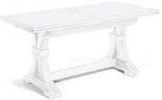 DUSTIN - tavolo da pranzo allungabile in legno massello cm 160/340 X 85
