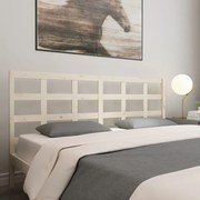 Testiera per letto 185,5x4x100 cm in legno massello di pino