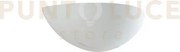 Applique a parete sestriere bianca 1 luce attacco e27 31x12,5x9,5cm...