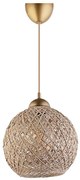 Lampadario su corda  JUTE 1xE27/60W/230V beige