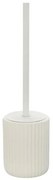 Scopino wc bianco in ceramica soft touch con setole nere Spring