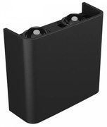 Applique da Parete Quadrata Bidirezionale 4W CCT IP54 Nera Colore Bianco Variabile CCT