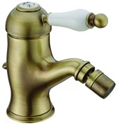 Rubinetto per bidet getto laminare cristallino OXFORD HUBER bronzo spazzolato satinato