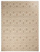 Tappeto Ayana geometrico beige, L 200 x L 150 cm