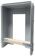 Controtelaio per porta scorrevole per mattone L 142 x H 163 cm