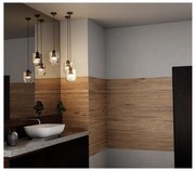 Mosaico in porcellana Antique rovere opaco L 120 x L 20cm x Sp. 9 mm, 4 pezzi