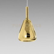 Ofelia s/11 - vetro oro specchiato e portalampada bianco 1 luce att...