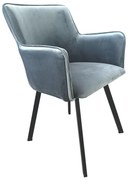 Sedia da pranzo AMELIA grigio