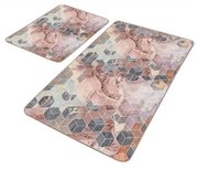 Set di tappetini per il bagno in velluto 2 pz 60x100 cm – Mila Home