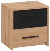 CADDIE - comodino due cassetti moderno minimal in legno