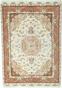 Tabriz Tappeto persiano 150x210 Beige (Iran) Annodato A Mano