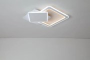 Plafoniera LED Mila Ø 48 cm bianco IP20 bianco naturale