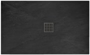 Piatto doccia Rea Black Rock 90x120