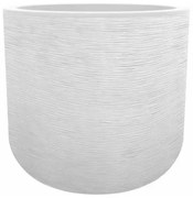 Vaso EDA Bianco Plastica Rotonda Ø 40 cm