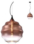 Redo 01-1846 - Lampadario a sospensione con filo SLAG 1xE27/42W/230V diametro 40 cm rame