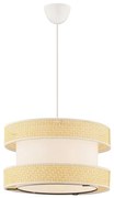 Lampadario sospeso con cavo HALO 1xE27/60W/230V crema/beige