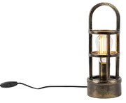 Lampada da tavolo Art Déco bronzo 35 cm - KEVIE