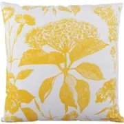 Cuscino divano 45x45 cm fiore giallo