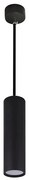 Lampadario a sospensione con filo KARADON 1xGU10/30W/230V 17 cm nero