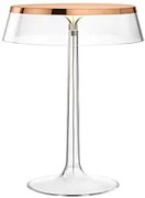 Flos Bon Jour Lampada Da Tavolo 41 cm a luce diffusa rame con corona trasparente