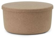 Normann Copenhagen - Hide Storage Pouf Large Sand Normann Copenhagen