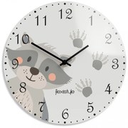 Simpatico orologio da parete per bambini con tasso