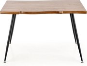 Tavolo Larson rovere natur/nero - L120xL80xH77 cm