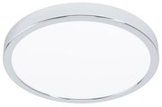 Plafoniera Moderna Fueva 5 In Acciaio Cromo Led Integrato 20,5W 4000K Ip44