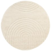 Tappeto bianco crema , ø 160 cm Norwalk Fergus - Mint Rugs