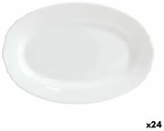 Teglia da Cucina Bormioli Ebro Vetro Ovale 23 x 15,5 x 2,1 cm (24 Unità)