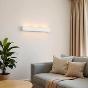 Applique in Gesso Pitturabile 3 lampade E14 da parete