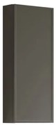 Pensile bagno Pixel laccato opaco grigio carbone, 1 anta apertura da sinistra P 17 x L 30 x H 80 cm